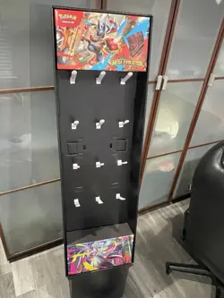 Pokemon Mega Evolution Sleeved Pack Display Stand Only No Packs - Image 1