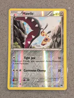 Mawile 78/122 Uncommon BREAKpoint Pokemon Reverse Holo NM - Image 1