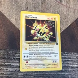 Electabuzz Pokemon WB Gold Stamp #2 1999 First Movie Black Star Promo - Image 3