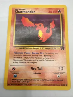 Pokemon Team Rocket Charmander 50/82 - Image 1