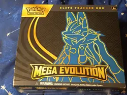 Pokemon Mega Evolution Lucario Elite Trainer Box & PROMO (NO PACKS) - Image 1