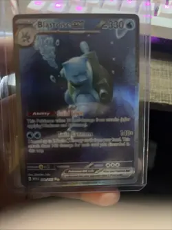 Pokemon Blastoise EX Special Illustration Rare 200/165 Scarlet & Violet 151 - Image 1