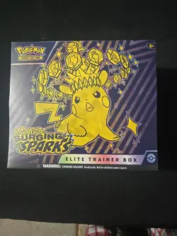 Pokemon TCG Surging Sparks Factory Sealed Elite Trainer Box - Image 1