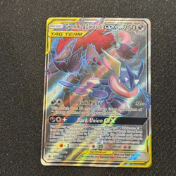 Greninja & Zoroark GX 200/214 NM Full Art Holo Unbroken Bonds - Pokemon TCG - Image 1