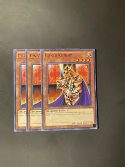 Yugioh - King's Knight x3 - KICO-EN027 - Rare 1st Edition - Image 1