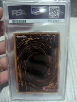 Yugioh PSA 6 Dark Magician Girl MFC-000 Unlimited Edition Secret Rare Holo - Image 2