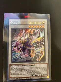 Yugioh Gold Pride - Star Leon PHHY-EN089 Ultra 1st Ed - Image 1