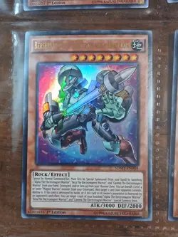 Yu-Gi-Oh Berserkion the Electromagna Warrior SDMY-EN004 Ultra Rare 1st Edition - Image 1