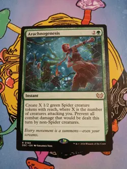 Arachnogenesis NM Commander: Duskmourn: House of Horror 169 MTG Regular - Image 1