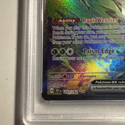 2024 Pokemon SV Temporal Forces TEF EN Iron Leaves ex #203/162 PSA 9 - Image 5