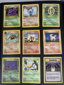 Binder Lot of 171 Pokemon WOTC Era Only VTG Base Set 1st Edition, Shadowless HOT - Image 2