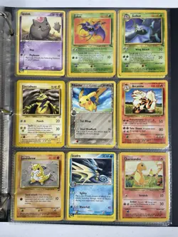Pokemon Card Collection VTG Binder Lot Holo Rare WoTC Delta Feraligatr Squirtle - Image 3