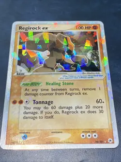 Regirock ex 98/101 - Ultra Rare Holo Pokemon Card (EX Hidden Legends, 2004) - Image 2