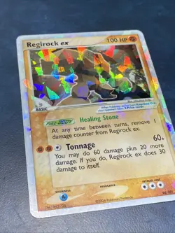 Regirock ex 98/101 - Ultra Rare Holo Pokemon Card (EX Hidden Legends, 2004) - Image 3
