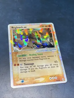 Regirock ex 98/101 - Ultra Rare Holo Pokemon Card (EX Hidden Legends, 2004) - Image 4