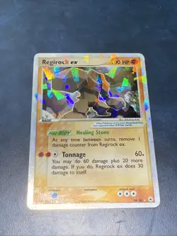 Regirock ex 98/101 - Ultra Rare Holo Pokemon Card (EX Hidden Legends, 2004) - Image 5