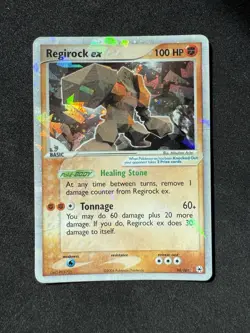 Pokemon Regirock EX Ultra Rare Holofoil Card Hidden Legends 98/101 - Image 1