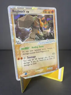 Pokemon - Regirock Ex 98/101 Hidden Legends Cracked Ice Holo - HP - Image 1