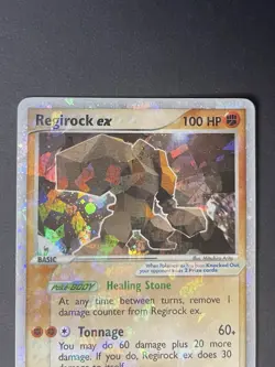 Pokemon - Regirock Ex 98/101 Hidden Legends Cracked Ice Holo - HP - Image 3