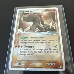 Pokemon Regirock ex - Ultra Rare Ice Holo - 98/101 - 2004 Hidden Legends - NM - Image 1