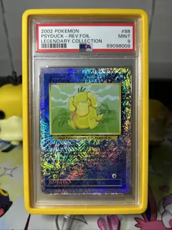 Pokemon 2002 Legendary Collection #88 Psyduck Reverse Foil PSA 9 - Image 1