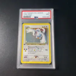 2000 POKEMON NEO GENESIS 1ST EDITION #9 LUGIA-HOLO PSA 9 CLEAN - Image 1