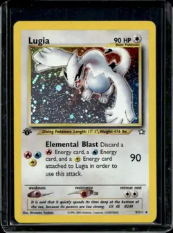 2000 Pokemon Neo Genesis 1st Edition Lugia Holo #9/111 - Image 1