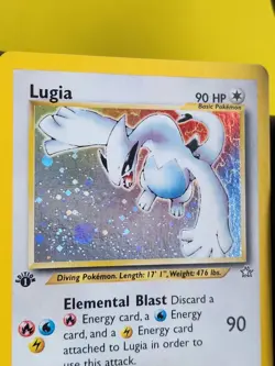 Lugia Holo 9/111 1st Edition Neo Genesis 2000 Pokemon WOTC Vintage Rare Near M - Image 3