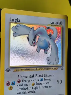 Lugia Holo 9/111 1st Edition Neo Genesis 2000 Pokemon WOTC Vintage Rare Near M - Image 4