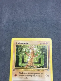 Pokemon TCG Sudowoodo 77/111 1st Edition Neo Genesis Set - Image 2