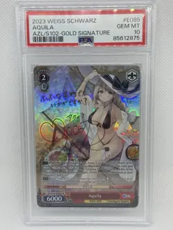 PSA 10 Aquila Weiss Schwarz Azur Lane AZL/S102-E085SP SP English GEM MT - Image 2