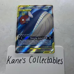 Magikarp and Wailord GX 160/181 Team Up Full Art Pokemon Card NM/LP - Image 1