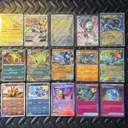 Pokemon TCG Lot of 15 - Illustration Rare - EX - Full Art - Stamped Promos- BLK - Image 1