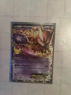 Mewtwo EX 54/99 Celebrations: Classic Collection Holo Pokemon TCG Card - Image 1