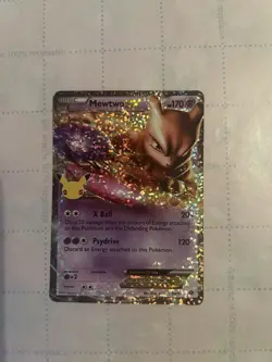 Mewtwo EX 54/99 Celebrations: Classic Collection Holo Pokemon TCG Card - Image 3