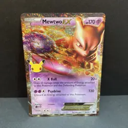 Mewtwo EX 54/99 Celebrations Classic Collection Pokemon Card TCG Holo NM - Image 1