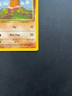 Diglett 47/102 - Base Set (MP) - Fight Fighting Symbol Misprint Error - Image 4