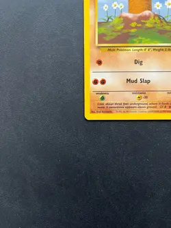 Diglett 47/102 - Base Set (MP) - Fight Fighting Symbol Misprint Error - Image 5