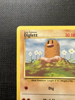 Diglett 47/102 - Base Set (MP) - Fight Fighting Symbol Misprint Error - Image 2