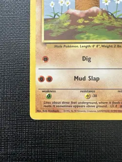Diglett 47/102 - Base Set (MP) - Fight Fighting Symbol Misprint Error - Image 5