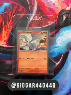 Pokemon TCG Reshiram 022/142 Stamped- Stellar Crown- Cosmos Holo- NM - Image 1