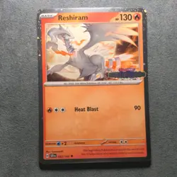 Pokemon TCG - Stellar Crown - Reshiram 022/142 - Stamped Promo Cosmos Holo - NM - Image 1