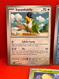 Pokemon TCG Cards Lot Of 5 Minor Error Miscut OC 2023 - Image 2