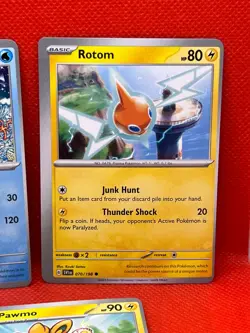 Pokemon TCG Cards Lot Of 5 Minor Error Miscut OC 2023 - Image 4