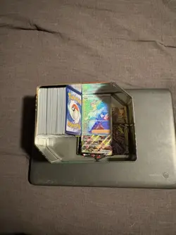 Pokemon TCG Hidden Potential Tin Giratina V Foil Card Lot w/ Dice and 168 cards - Image 3