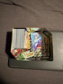 Pokemon TCG Hidden Potential Tin Giratina V Foil Card Lot w/ Dice and 168 cards - Image 4