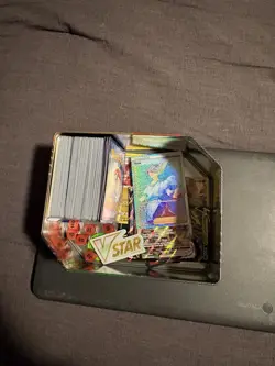 Pokemon TCG Hidden Potential Tin Giratina V Foil Card Lot w/ Dice and 168 cards - Image 5