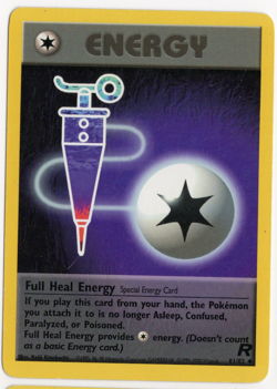 Full Heal Energy 81/82 Team Rocket TRAINER Pokemon Card - Image 1