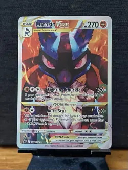 Lucario VSTAR SWSH291 SWSH: Sword & Shield Promo Cards Holo Alt Art Near Mint - Image 1