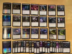 MTG Lot Of 43 Battle For Baldur’s Gate BLACK Cards Including FOILS - Image 1